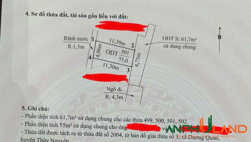 Cần bán đất TDP Đầu Cầu, Phường Thủy Nguyên (xã Dương Quan), TP Hải Phòng