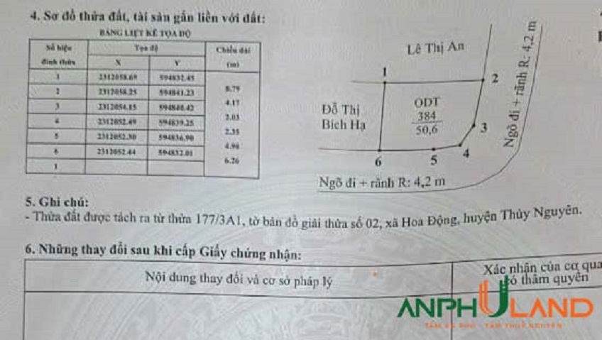 Anh chủ gửi bán lô đất giá rẻ tại TDP Đường Đá, phường Thuỷ Nguyên, TP Hải Phòng