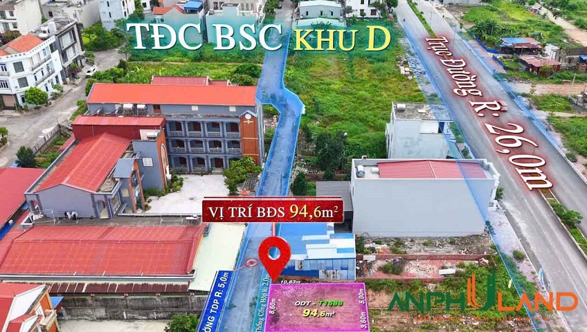 Bán đất 94.6m2 đất đẹp hiếm tại Phường Thủy Nguyên (xã Dương Quan), TP Hải Phòng