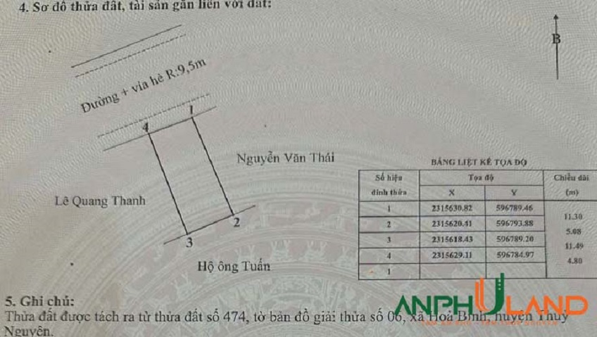 Chào bán lô đất mặt đường nhựa phường Hoà Bình, TP Hải Phòng