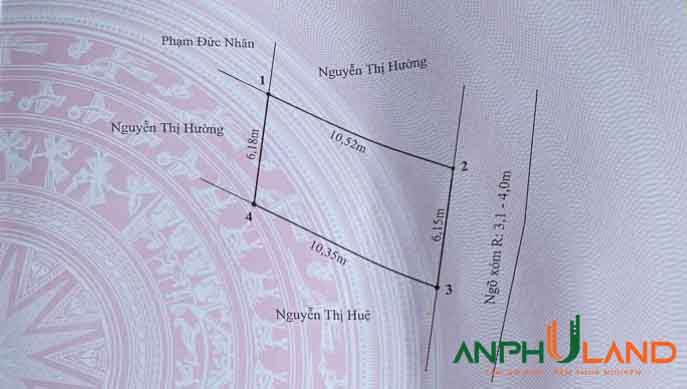 Gia đình cần bán lô đất đường thông ô tô 16 chỗ tại Phường Thiên Hương, TP Hải Phòng