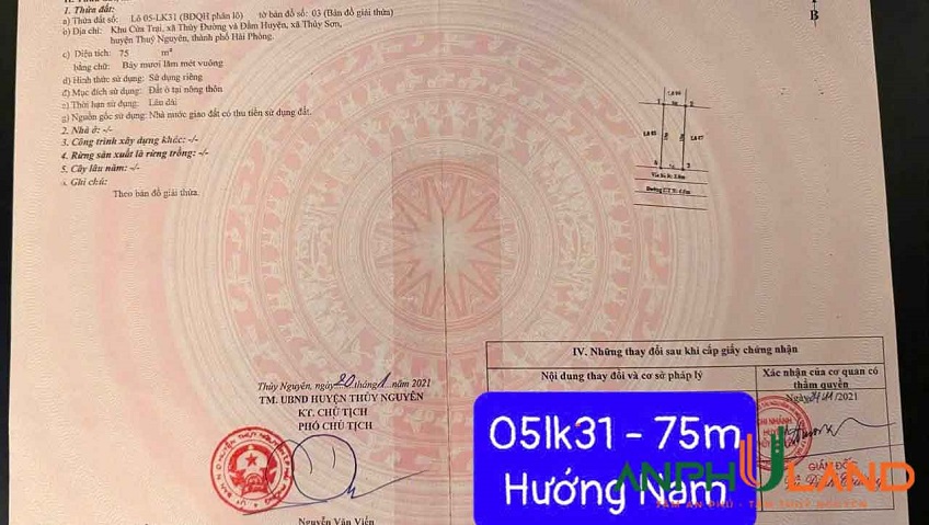 Nhà 3 tầng đẹp full nội thất tại khu đấu giá Cửa Trại, Phường Thủy Nguyên, TP Hải Phòng