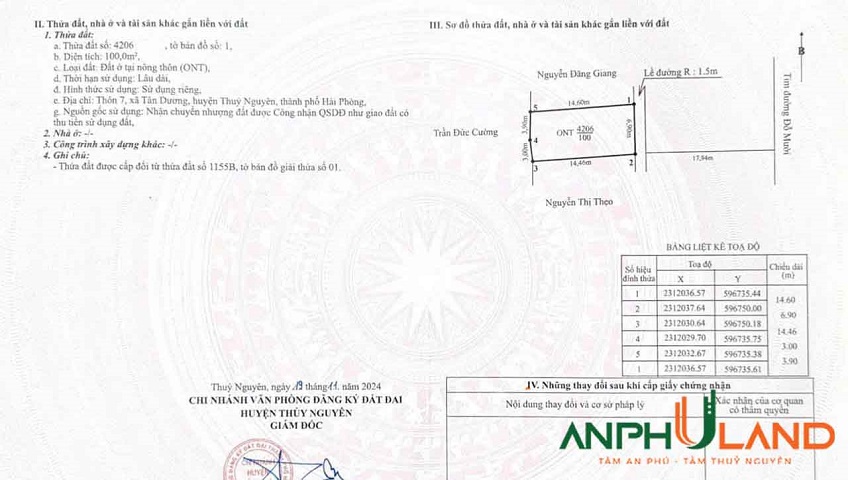 Cần bán lô đất mặt đường Đỗ Mười, Phường Thủy Nguyên, TP Hải Phòng