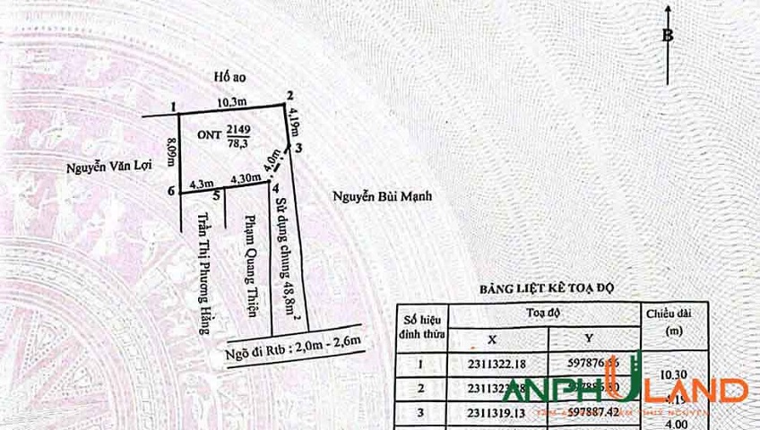 Cần bán lô đất TDP Bãi Cát, Phường Thủy Nguyên (xã Dương Quan), TP Hải Phòng