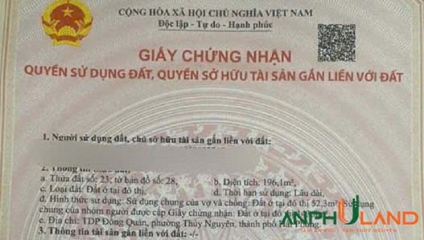 Chào bán lô đất trung tâm phường Thuỷ Nguyên (Hoa Động), TP Hải Phòng