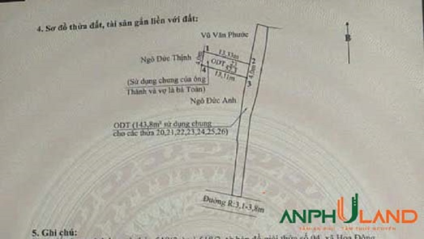 Chào bán lô đất trung tâm phường Thuỷ Nguyên (Hoa Động), TP Hải Phòng