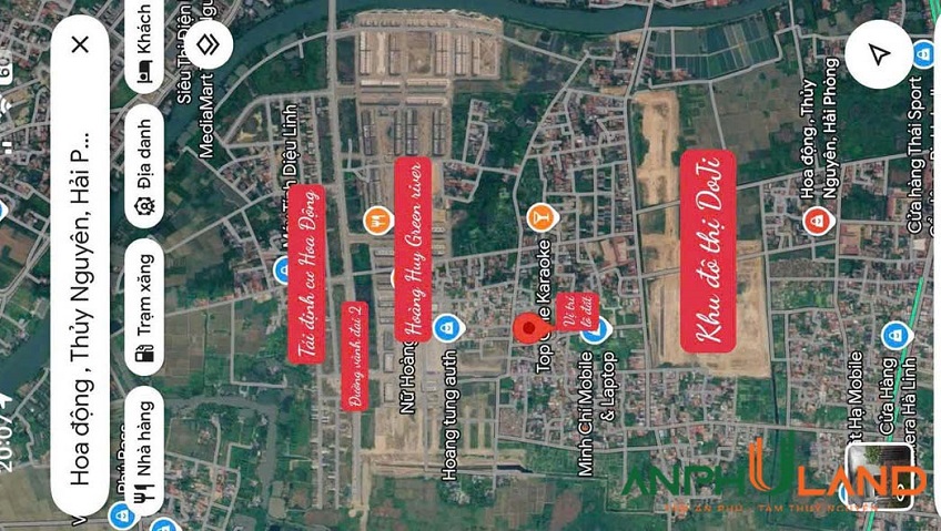 Bán lô đất 112m² tại trung tâm phường Thuỷ Nguyên (Hoa Động), TP Hải Phòng