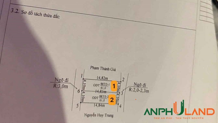 Cần bán lô F0 61m2 phường Thủy Nguyên (xã Hoa Động), TP Hải Phòng
