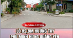 Cần bán lô đất khu quy hoạch Phú Minh Hưng, Phường Quảng Yên, Quảng Ninh