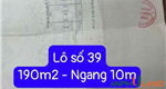 Cần bán lô biệt thự 190 m2 tại Phường Thủy Nguyên ( xã Thủy Đường), TP Hải Phòng