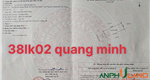 Bán lô đất 38LK02 tiềm năng tại KĐT Quang Minh, phường Thuỷ Nguyên, TP Hải Phòng