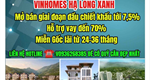 Mở bán giai đoạn đầu Vinhomes Hạ Long Xanh, Quảng Yên, Quảng Ninh
