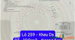 Chào bán lô 259 khu Khau Da, phường Thuỷ Nguyên, TP Hải Phòng